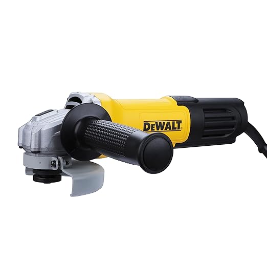 DEWALT DWE750T-IN,750Watt, 4" (100mm) Ultra SLIM Heavy Duty Angle Grinder Engineered For Heavy Duty Applications with Spindle Lock and Toggle Switch, 2 Year Manufacturer Warranty(SIDE HANDLE INCLUDED)